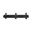 Artisan & Artist I ACAM-30 I Leather Neck Pad For Silk Strap, Black