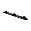 Artisan & Artist I ACAM-30 I Leather Neck Pad For Silk Strap, Black