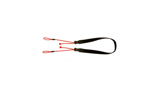 Artisan & Artist I ACAM-P25 I Wide Length Parachute Cord Strap w/adjustable lengths (d-ring) Red