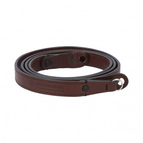 Artisan & Artist I ACAM-288 I Leather Strap with Longer Length (w/Ring-type/Eyelets) Dark Brown