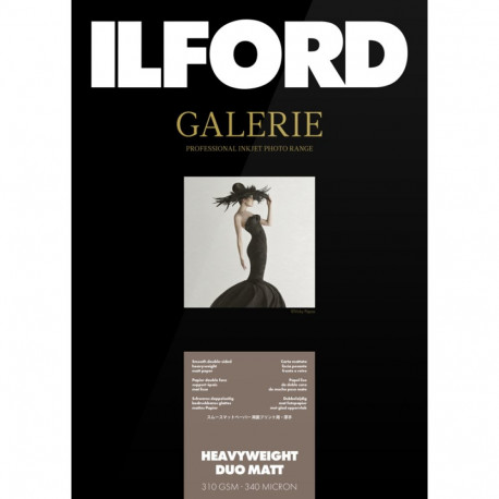Ilford fotopaber Galerie raske kahepoolne matt 310g A3+ 25 lehte