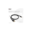 CLUB3D Mini DisplayPort™ to DisplayPort™ Bi-Directional VESA DP80 Certified Cable M/M 1m/3.28ft