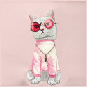 NIMMY crossbody GLASSES COOL CAT pink