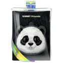 NIMMY card wallet BIG EYED PET 2.0 Panda black