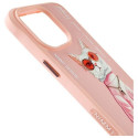 NIMMY case GLASSES COOL CAT for IPHONE 15 Pro pink