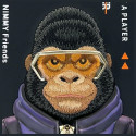NIMMY case COOL&CUTE 2.0 Monkey for IPHONE 15 black