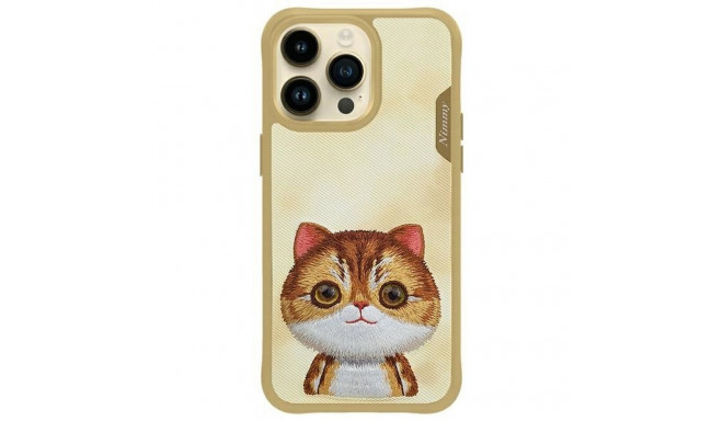 NIMMY case BIG EYED PET 2.0 Cat for IPHONE 15 Pro Max khaki