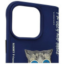 NIMMY case GLASSES COOL CAT for IPHONE 15 Pro Max blue