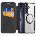 DUX DUCIS wallet case SKIN X PRO compatible with MagSafe for SAMSUNG S25 black
