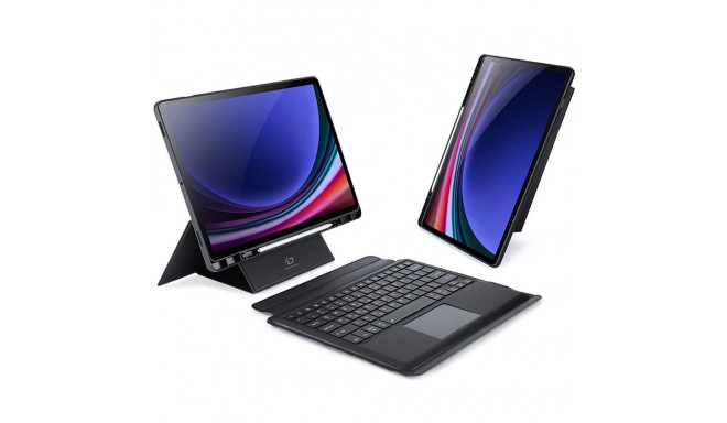 DUX DUCIS case DK foldable with Wireless Keyboard with backlight for SAMSUNG Tab S10 Plus/S9 Plus/S9
