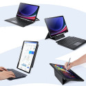 DUX DUCIS case DK foldable with Wireless Keyboard with backlight for SAMSUNG Tab S10 Plus/S9 Plus/S9
