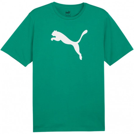 Koszulka męska Puma Team Rise Logo Jersey Cotton zielona 658705 05 M