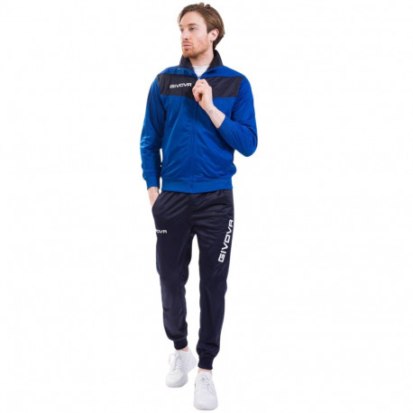 Dres Givova Tuta Visa Triacetato niebiesko-granatowy TR018 0204 4XS