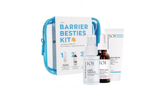 GEEK GORGEOUS KIT 101 LIQUID HYDRATION 50ML + STRESS LESS CREAM 30ML + HAPPIER BARRIER CREAM 50ML