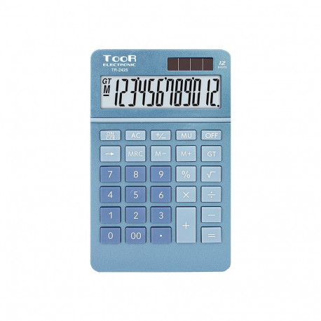Kalkulaator TOOR TR-2425 12-kohaline sinine