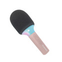Kidywolf mikrofon Bluetooth valgusega roosa