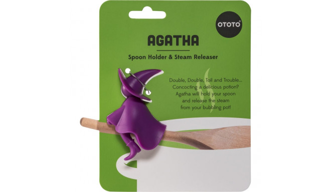 OTOTO Agatha Purple Spoon Holder & Steam Releaser