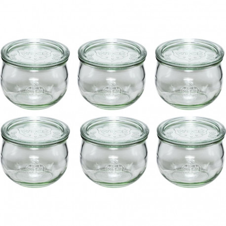 WECK Tulip Jar 580ml Set of 6