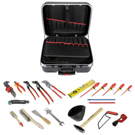 KNIPEX BIG Basic Move sanitaarne tööriistakohver