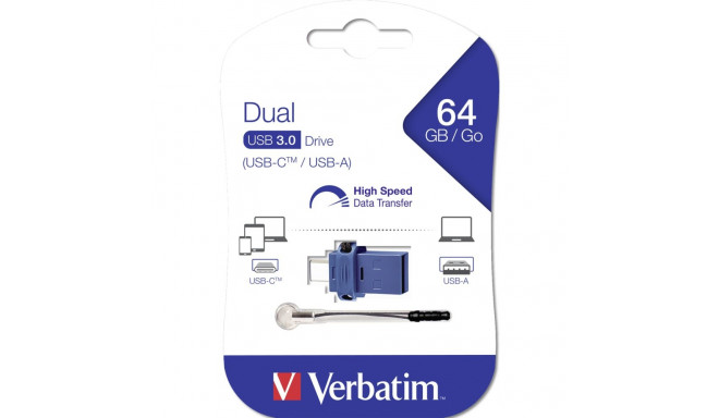 Verbatim Store n Go         64GB Dual Drive USB 3.0 / USB C