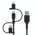 Belkin BOOST Charge Univ. kaabel 1,2m Lightn./Micro/USB-C - USB-A
