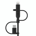 Belkin BOOST Charge Univ. kaabel 1,2m Lightn./Micro/USB-C - USB-A