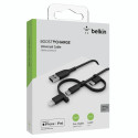 Belkin BOOST Charge Univ. kaabel 1,2m Lightn./Micro/USB-C - USB-A