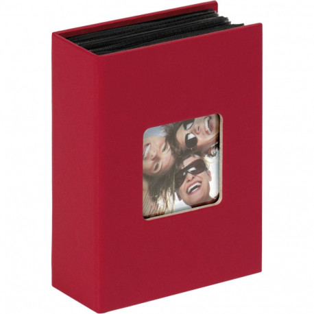 Walther Fun punane 10x15 mini fotoalbum 100 fotole MA357R