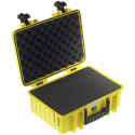 B&W Outdoor Case Type 4000 yellow incl. foam inlay