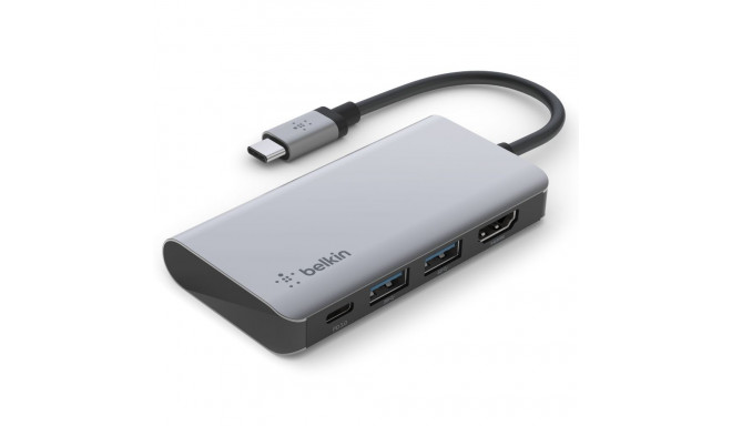 Belkin CONNECT USB-C 4-in-1 Multiport Adapter AVC006btSGY