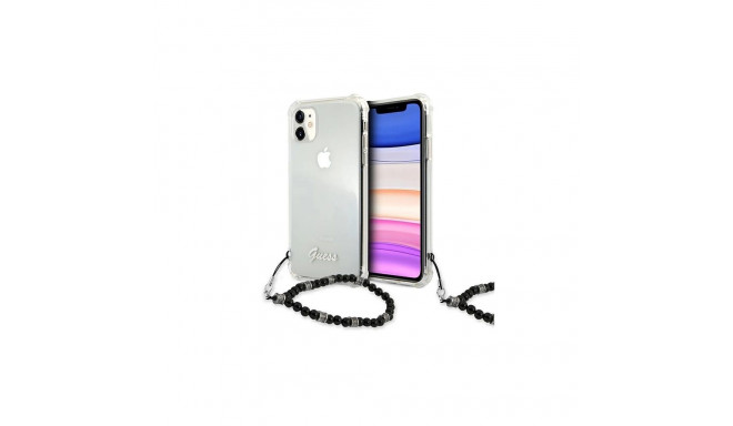 Guess Black Pearl Case for iPhone 11 6.1" / Xr - Transparent