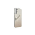 Guess GUHCS21MPCUGLSGO S21+ G996 złoty/gold hardcase Glitter Gradient Script