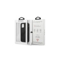 Guess Saffiano Vintage Script Case for iPhone 12 Pro Max 6.7" - Black
