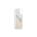Guess GUHCS21MPCUGLSGO S21+ G996 złoty/gold hardcase Glitter Gradient Script
