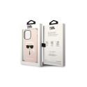 Karl Lagerfeld KLHCP14XSLKHLP iPhone 14 Pro Max 6.7 "hardcase pink / pink Silicone Karl`s Head