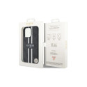 Guess GUHMP13XP4RPSK iPhone 13 Pro Max 6.7" black/black hardcase 4G Printed Stripes MagSafe