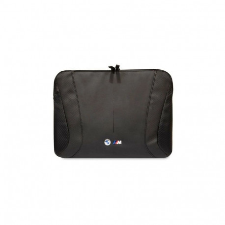 BMW Carbon&Perforated sleeve for a 14" laptop - black
