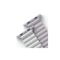 Uniq Revix strap for Apple Watch 1/2/3/4/5/6/7/8/SE/SE2 38/40/41mm - lilac and white