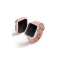 Uniq Moduo case for Apple Watch 4/5/6/7/8/SE/SE2 44/45mm - pink and white