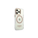 Guess GUHMP13XHTRMD iPhone 13 Pro Max 6.7 "gold / gold hard case Metal Outline Magsafe