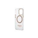 Guess GUHMP13XHTRMD iPhone 13 Pro Max 6.7 "gold / gold hard case Metal Outline Magsafe