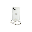 Guess GUHCP13MKPSWH iPhone 13 6.1" Transparent hardcase White Pearl