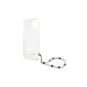 Guess GUHCP13MKPSWH iPhone 13 6.1" Transparent hardcase White Pearl