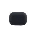 BMW BMAPSSLNA AirPods Pro cover granatowy/navy Geniune Leather Silver Logo