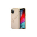 Guess GUHCP12LRSAVSLG iPhone 12 Pro Max 6.7" gold/gold hardcase Saffiano Vintage Script