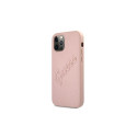 Guess GUHCP12LRSAVSRG iPhone 12 Pro Max 6.7" pink/pink hardcase Saffiano Vintage Script