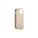 Guess GUHCP12LRSAVSLG iPhone 12 Pro Max 6.7" gold/gold hardcase Saffiano Vintage Script