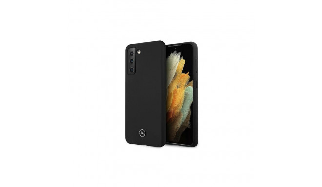 Mercedes MEHCS21MSILBK S21+ G996 czarny/black hardcase Silicone Line
