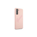 Guess GUHCS21MLSVSPI S21+ G996 pink/pink hardcase Script Vintage
