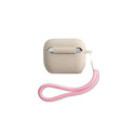 Guess GUACAPLSVSGP AirPods Pro cover gray pink/grey pink Silicone Vintage